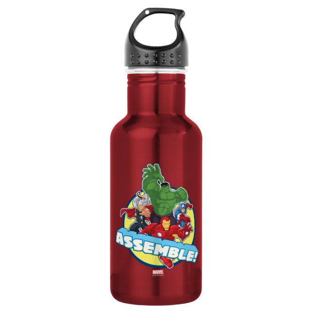 Avengers Assemble! Water Bottle (Front)