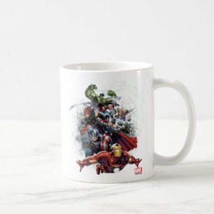 Avengers Attack Graphic Coffee Mug