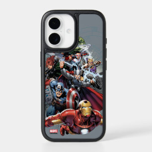 Avengers Attack Graphic iPhone 17 Case