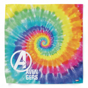 Avengers Avengers Tie Dye Logo Bandana
