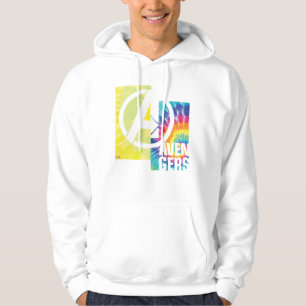 Avengers   Avengers Tie Dye Logo Hoodie