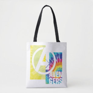 Avengers   Avengers Tie Dye Logo Tote Bag