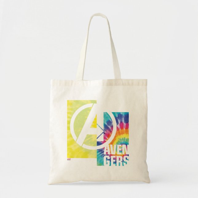 Avengers | Avengers Tie Dye Logo Tote Bag (Front)