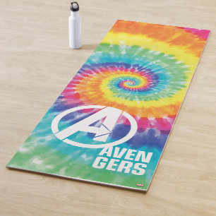 Avengers   Avengers Tie Dye Logo Yoga Mat
