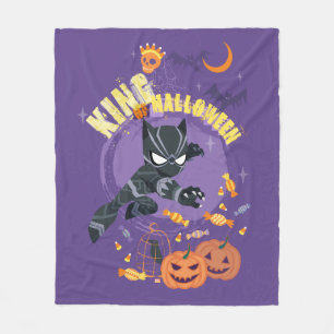Avengers Black Panther "King of Halloween" Fleece Blanket