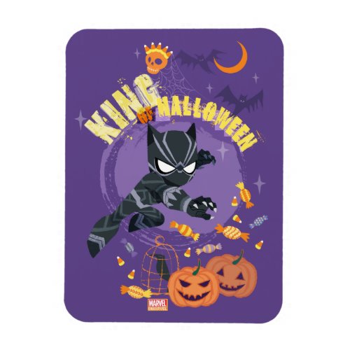 Avengers  Black Panther King of Halloween Magnet