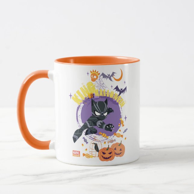 Avengers | Black Panther "King of Halloween" Mug (Left)