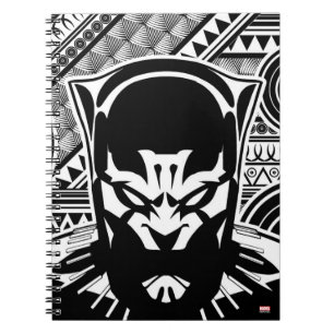 Avengers Black Panther Tribal Face Art Notebook