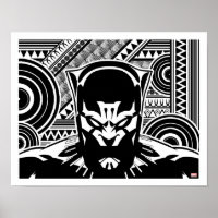 Avengers | Black Panther Tribal Face Art