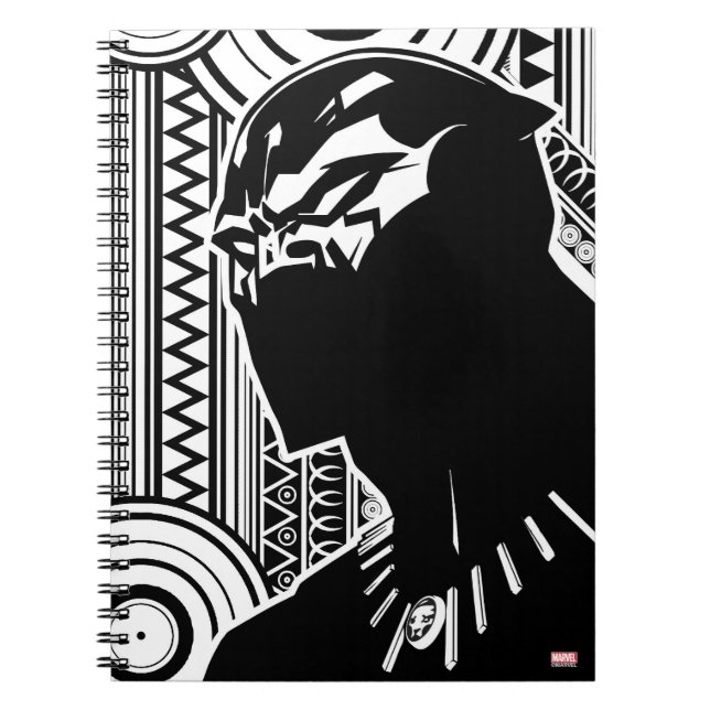 Avengers | Black Panther Tribal Profile Art Notebook (Front)