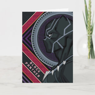 Avengers Black Panther Wakandan Tribal Art Card