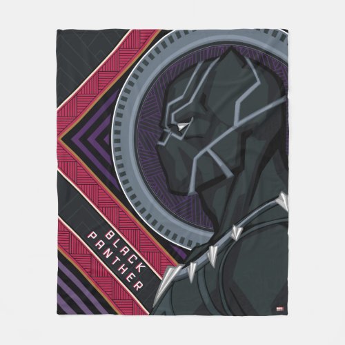 Avengers  Black Panther Wakandan Tribal Art Fleece Blanket