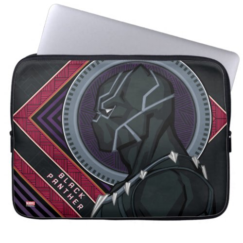 Avengers  Black Panther Wakandan Tribal Art Laptop Sleeve
