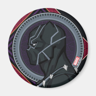Avengers Black Panther Wakandan Tribal Art Magnet