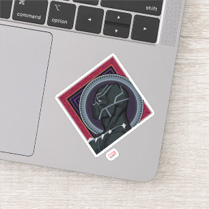 Avengers Black Panther Wakandan Tribal Art Sticker