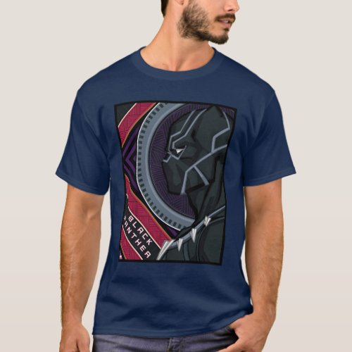 Avengers  Black Panther Wakandan Tribal Art T_Shirt