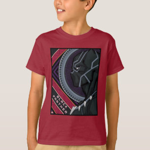 Avengers Black Panther Wakandan Tribal Art T-Shirt