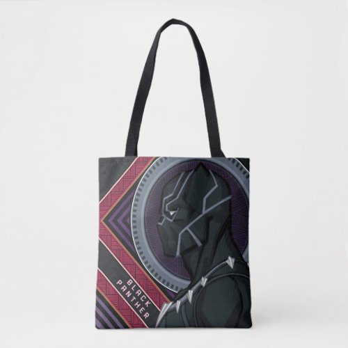 Avengers  Black Panther Wakandan Tribal Art Tote Bag