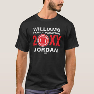 Avengers Black Widow Family Vacation T-Shirt