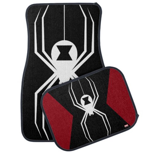 Avengers  Black Widow Icon Car Floor Mat