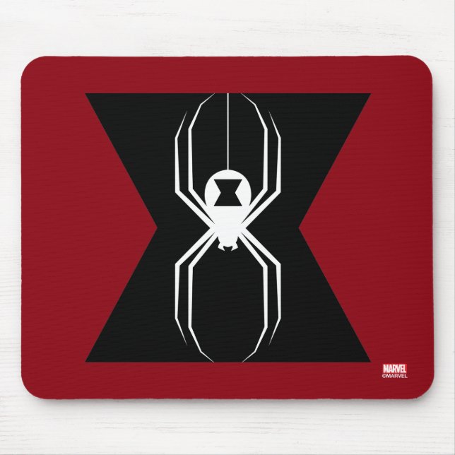Avengers | Black Widow Icon Mouse Pad (Front)