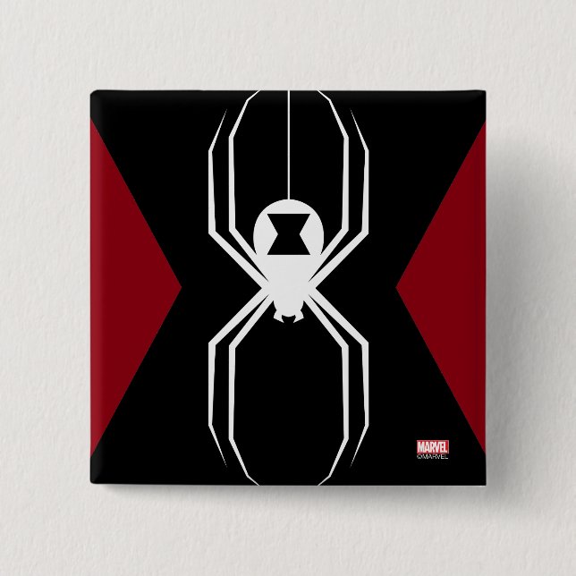 Avengers | Black Widow Icon Pinback Button (Front)