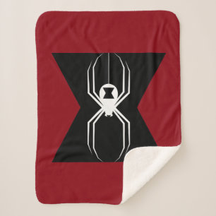Avengers   Black Widow Icon Sherpa Blanket