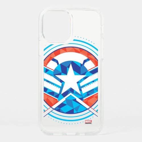 Avengers  Captain America Geometric Lined Shield Speck iPhone 12 Case