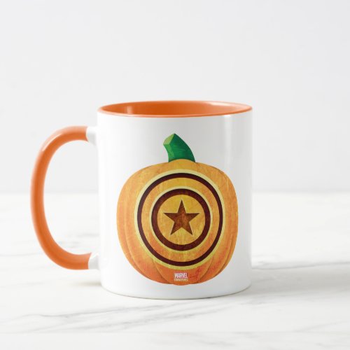 Avengers  Captain America Jack_o_lantern Mug