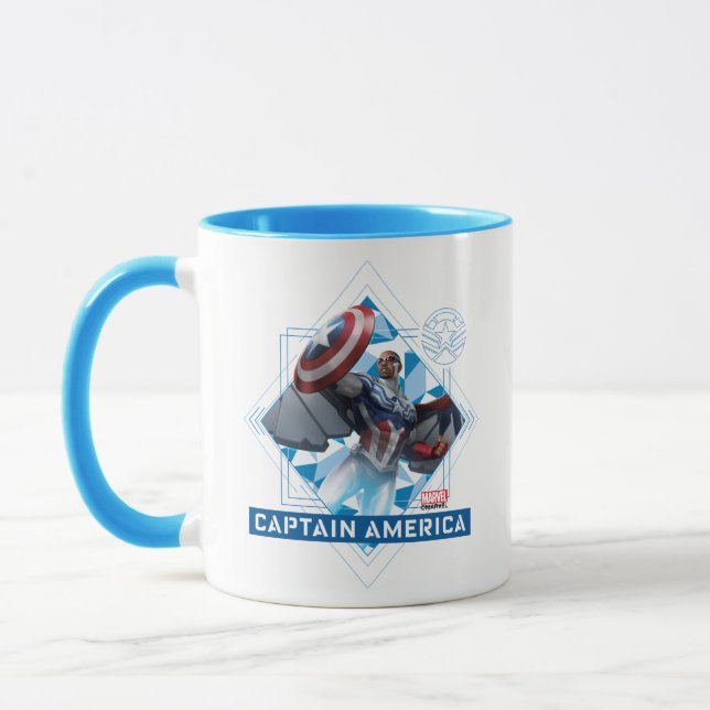 Avengers | Captain America Sam Wilson Diamond Art Mug (Left)