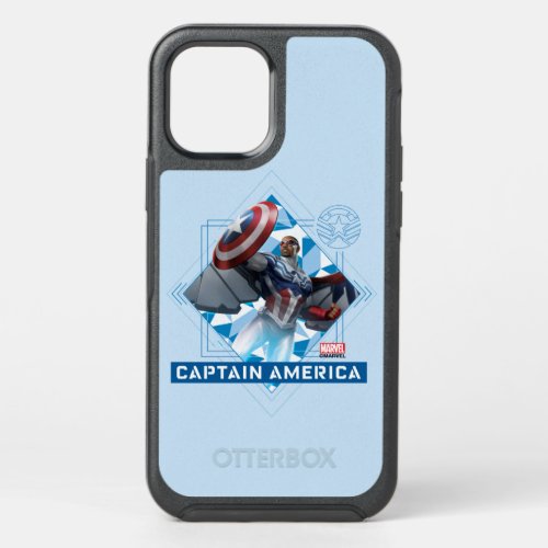 Avengers  Captain America Sam Wilson Diamond Art OtterBox Symmetry iPhone 12 Case