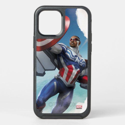 Avengers  Captain America Sam Wilson Flying OtterBox Symmetry iPhone 12 Case