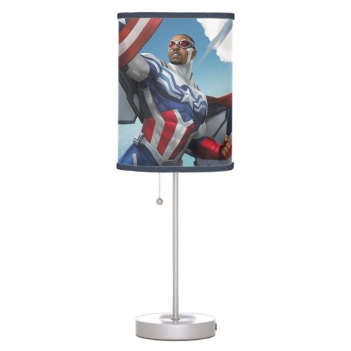 Avengers  Captain America Sam Wilson Flying Table Lamp