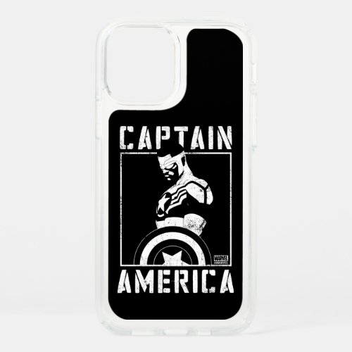 Avengers  Captain America Sam Wilson Stencil Art Speck iPhone 12 Case