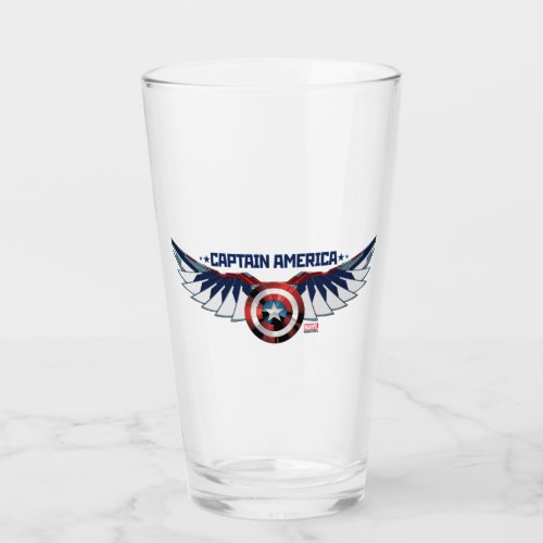 Avengers  Captain America Shield With Wings Glass
