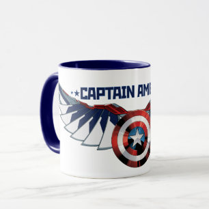 Avengers Captain America Shield With Wings Mug