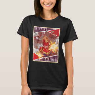 Avengers Captain Marvel & Avengers Assembled T-Shirt