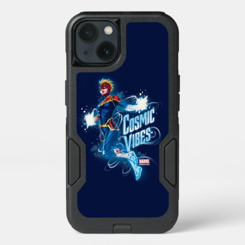 Avengers  Captain Marvel Blue Cosmic Vibes iPhone 13 Case