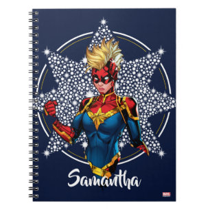 Avengers Captain Marvel Hala Starlight Notebook