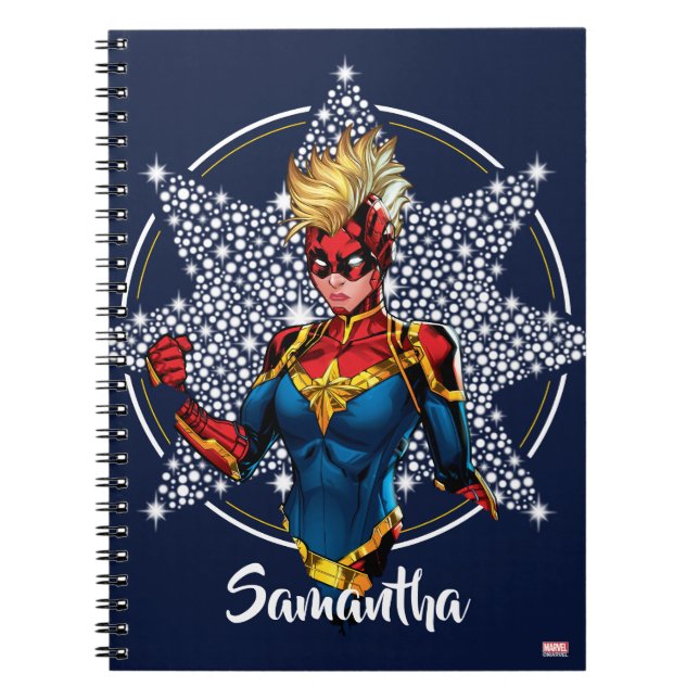 Avengers | Captain Marvel Hala Starlight Notebook (Front)