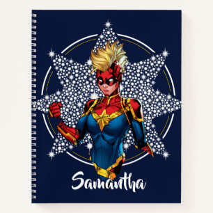Avengers Captain Marvel Hala Starlight Notebook