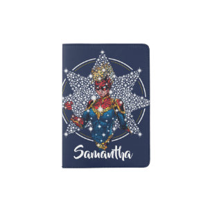 Avengers   Captain Marvel Hala Starlight Passport Holder