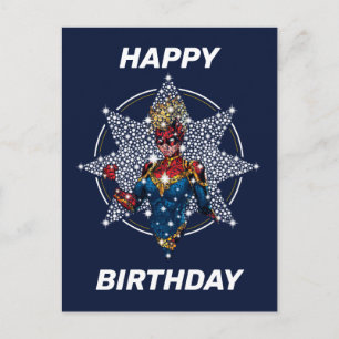 Avengers Captain Marvel Hala Starlight Postcard