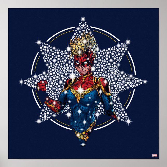 Avengers | Captain Marvel Hala Starlight Poster (Front)