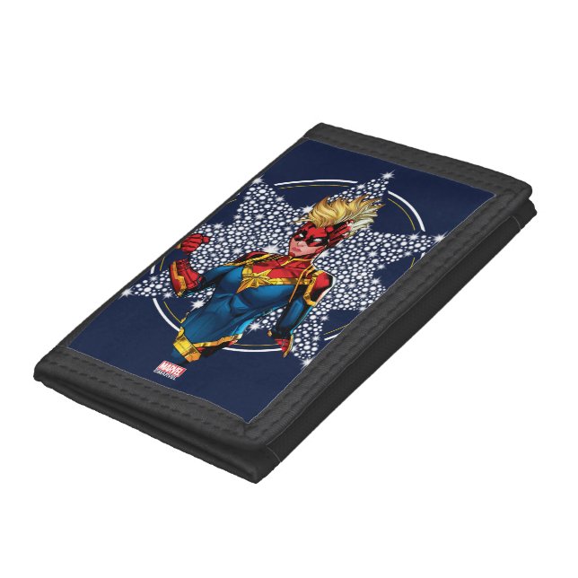 Avengers | Captain Marvel Hala Starlight Trifold Wallet (Bottom)