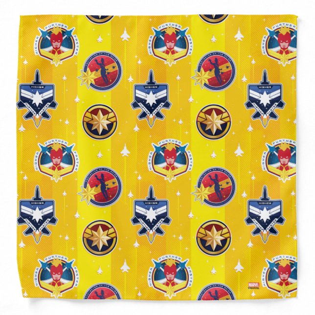 Avengers | Captain Marvel Protector of the Skies Bandana (Front)