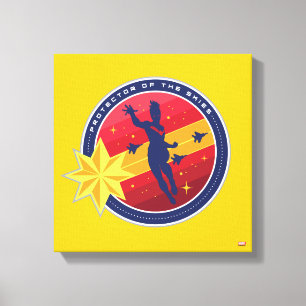 Avengers   Captain Marvel Protector of the Skies Canvas Print
