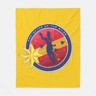 Avengers   Captain Marvel Protector of the Skies Fleece Blanket