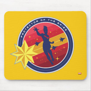 Avengers Captain Marvel Protector of the Skies Mouse Pad