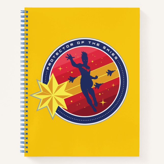 Avengers | Captain Marvel Protector of the Skies Notebook (Front)